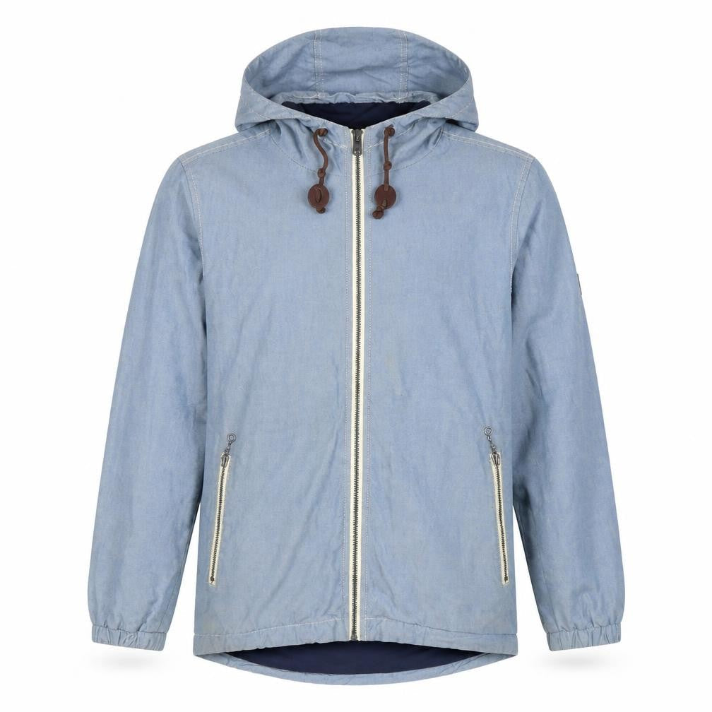 Lyle & Scott Men's Blue Hooded Windbreaker Jacket S