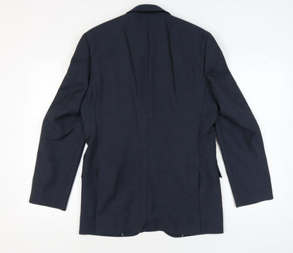Pierre Cardin Men's Blue Suit Jacket 38 Long