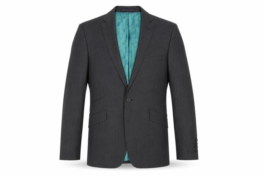 Ted Baker Grey Men’s Blazer 40R Formal Single-Breasted