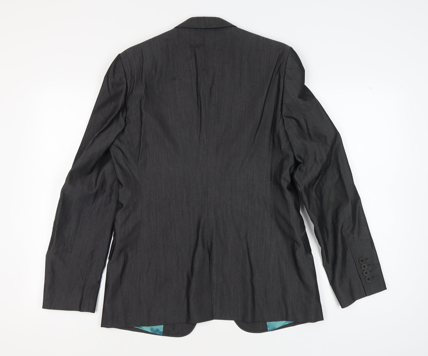 Ted Baker Grey Men’s Blazer 40R Formal Single-Breasted