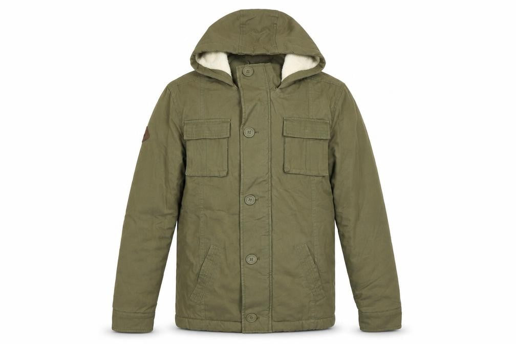SoulCal & Co Men's Green Military Jacket S