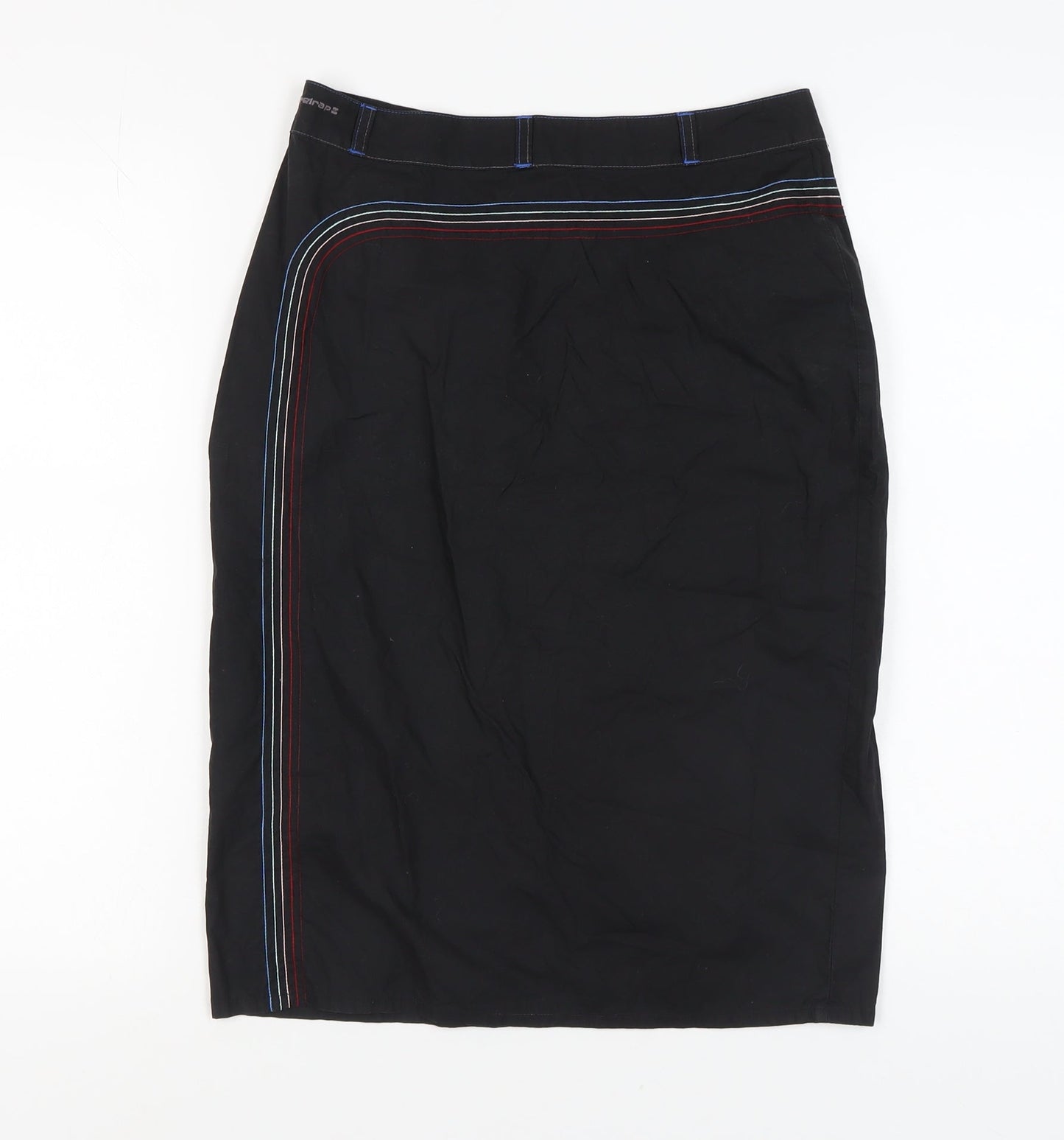 Firetrap Women's Black Knee-Length Pencil Skirt, Size S