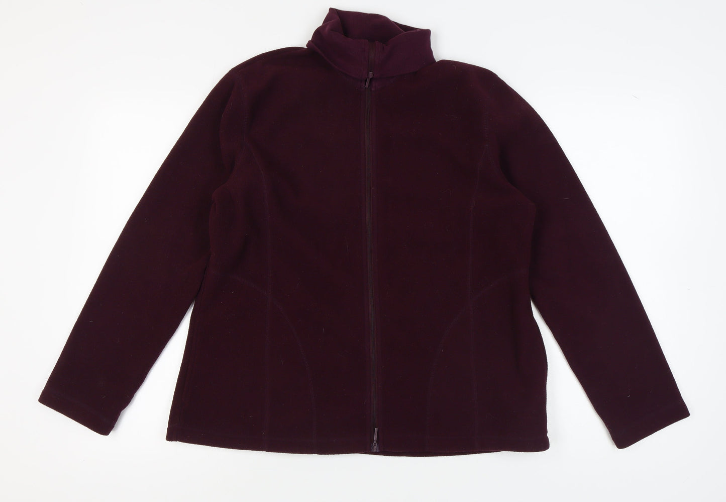 Van Heusen Men's Purple Full Zip Jacket L