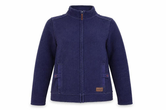 Weird Fish Women's Blue Full Zip Jacket Size 10