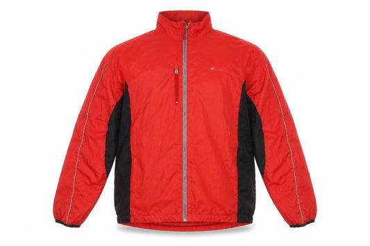 Crane Sports Unisex Red Windbreaker Jacket Size L