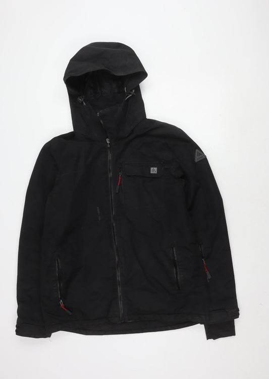 Surfanic Men's Black Waterproof M Rain Coat