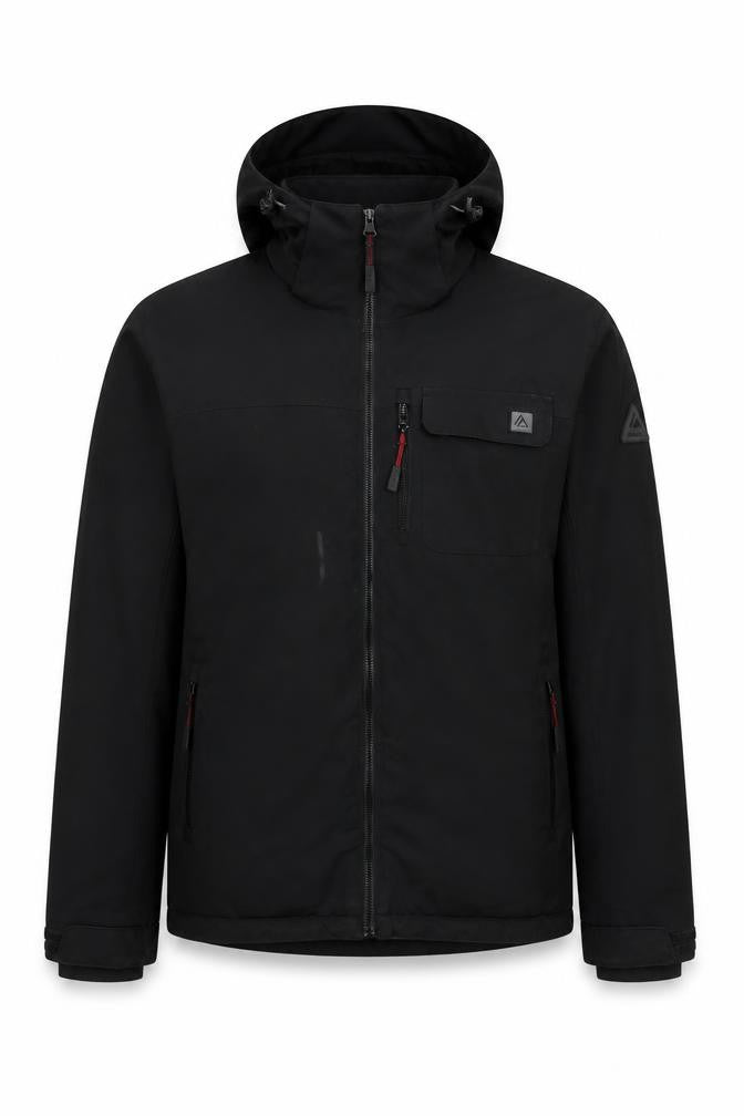 Surfanic Men's Black Waterproof M Rain Coat
