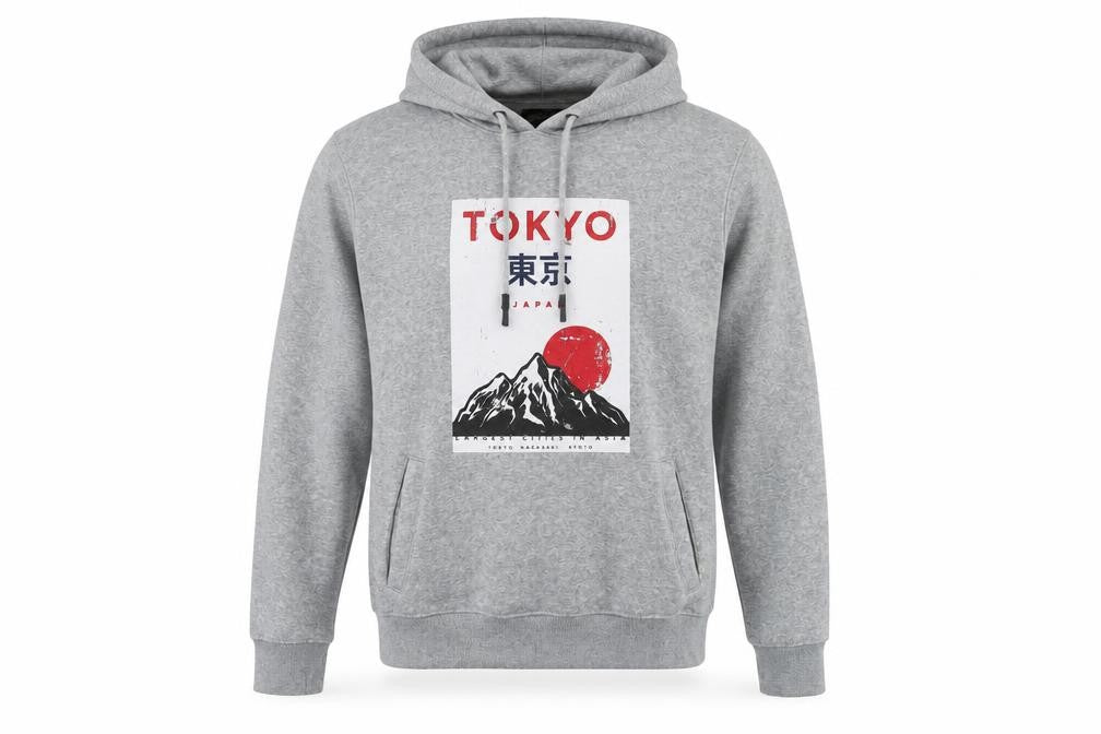 Genetic Apparel Men's Grey Hoodie M Pullover Urban