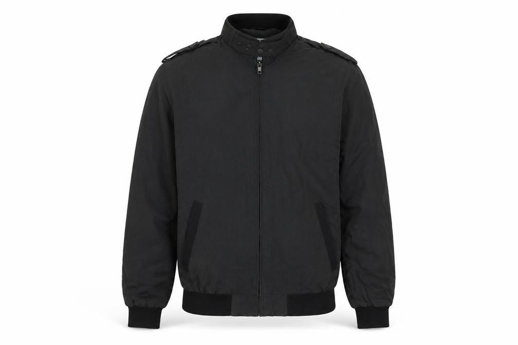 Next Men's Black Medium Stand-Up Collar Jacket