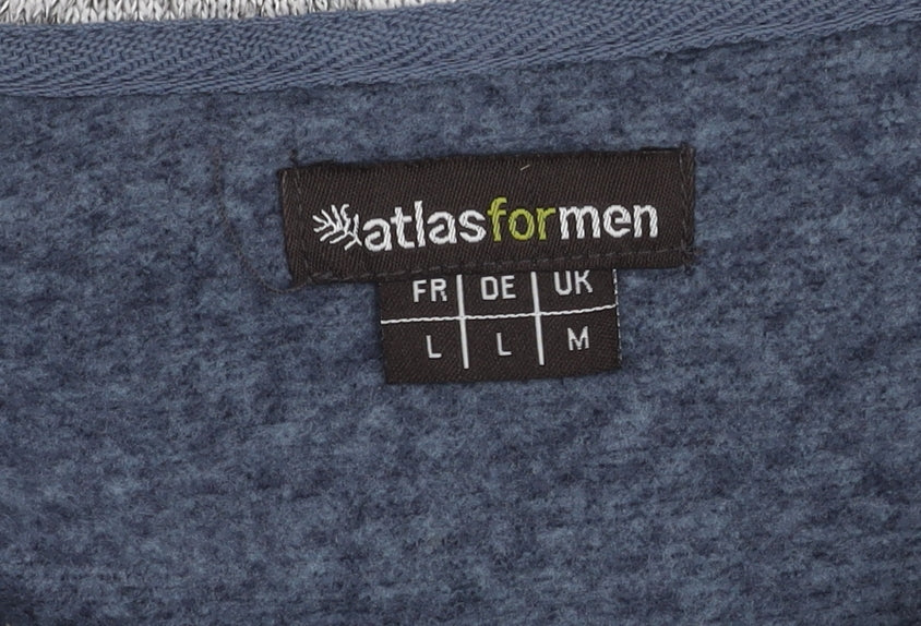 Atlasformen Men's Blue 1/2 Zip Sweatshirt M