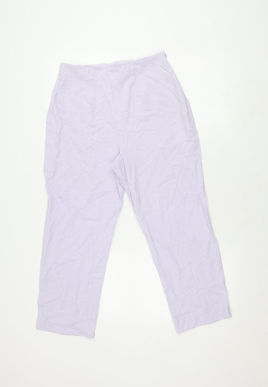 Minuet Women's Check Trousers, Size 10, Made in UK