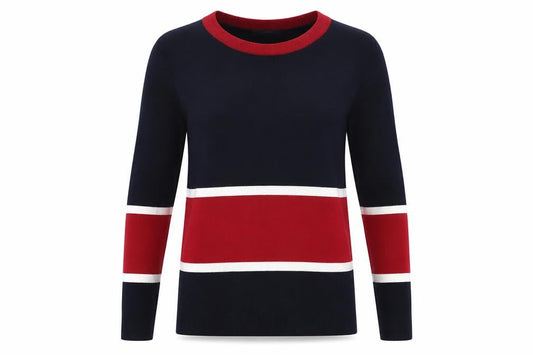 Next Women's Striped Multicoloured Jumper, Size 6