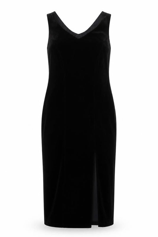 Dorothy Perkins Women's Black Midi Sheath Dress Size 12
