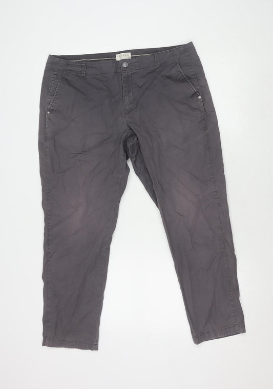 Marks and Spencer Women's Grey Trousers Size 16
