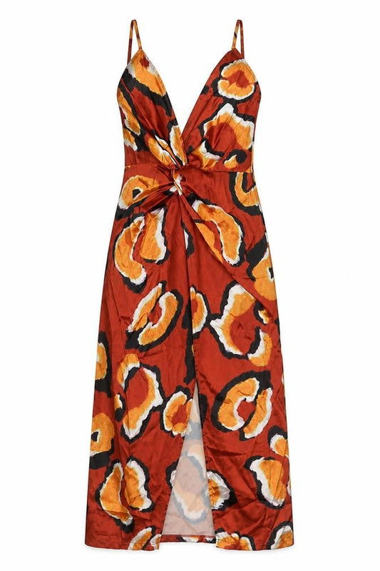 PRETTYLITTLETHING Women's Multicoloured Animal Print Dress