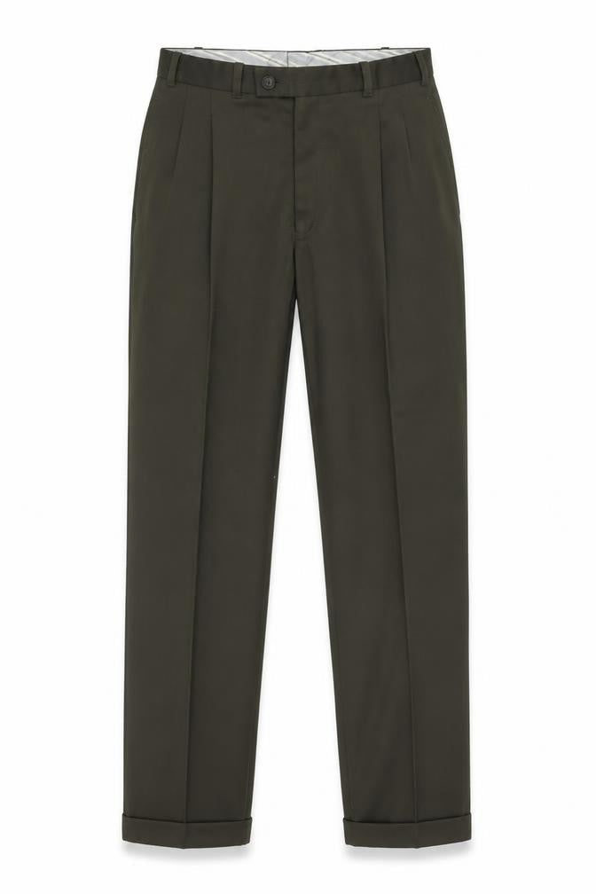 Gierre Men's Brown Trousers L Viscose Blend