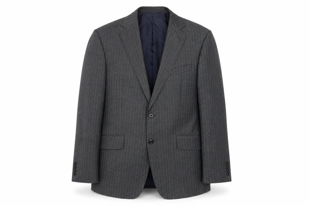Marks & Spencer Men's Grey Pinstripe Blazer 40R
