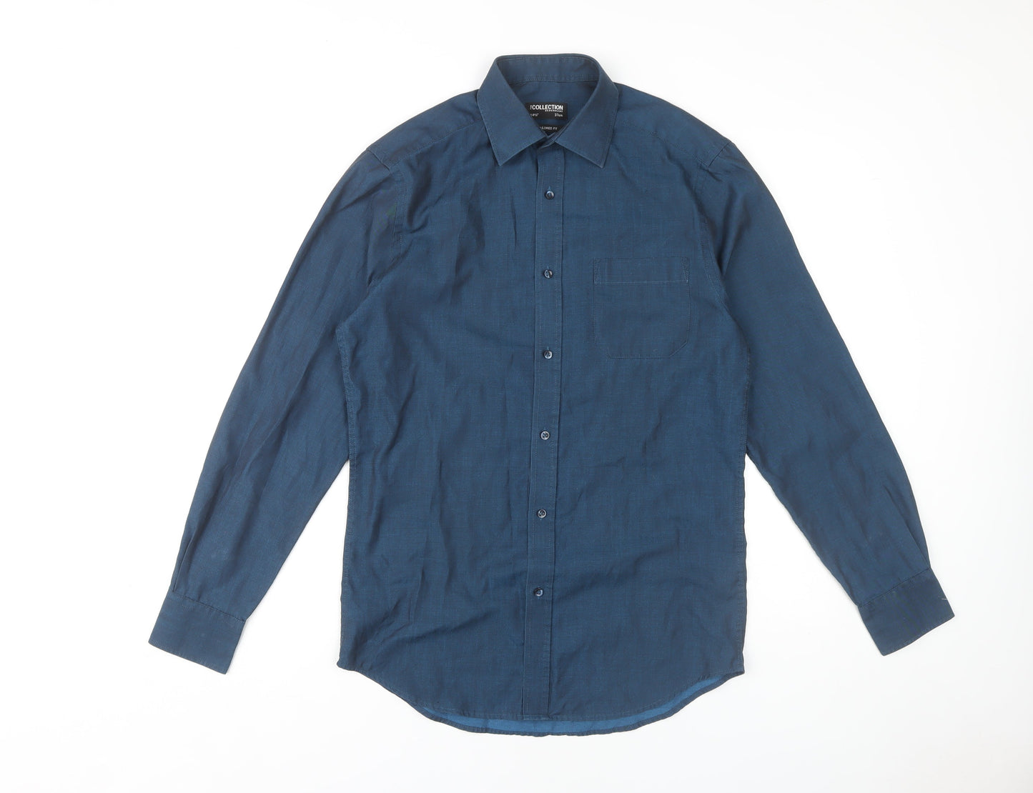Debenhams Men's Blue Slim Fit Dress Shirt