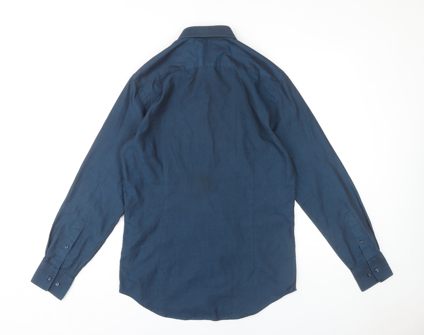 Debenhams Men's Blue Slim Fit Dress Shirt