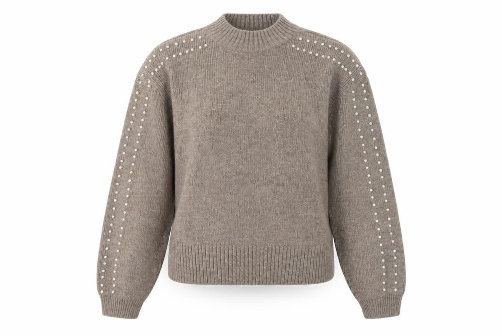 Marks & Spencer Women's Brown High Neck Pullover M