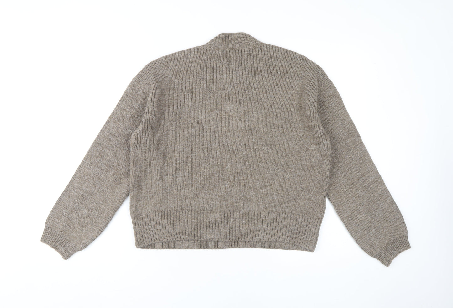 Marks and Spencer Women's Brown High Neck Pullover M