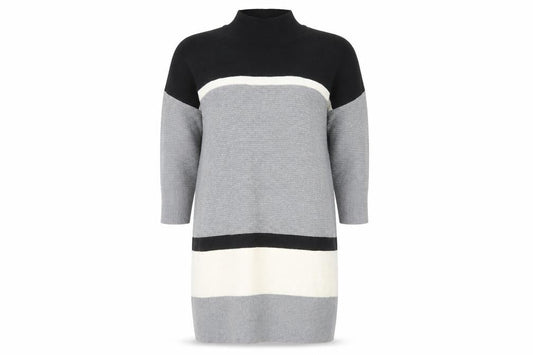 River Island Women's Grey Jumper Dress UK 10