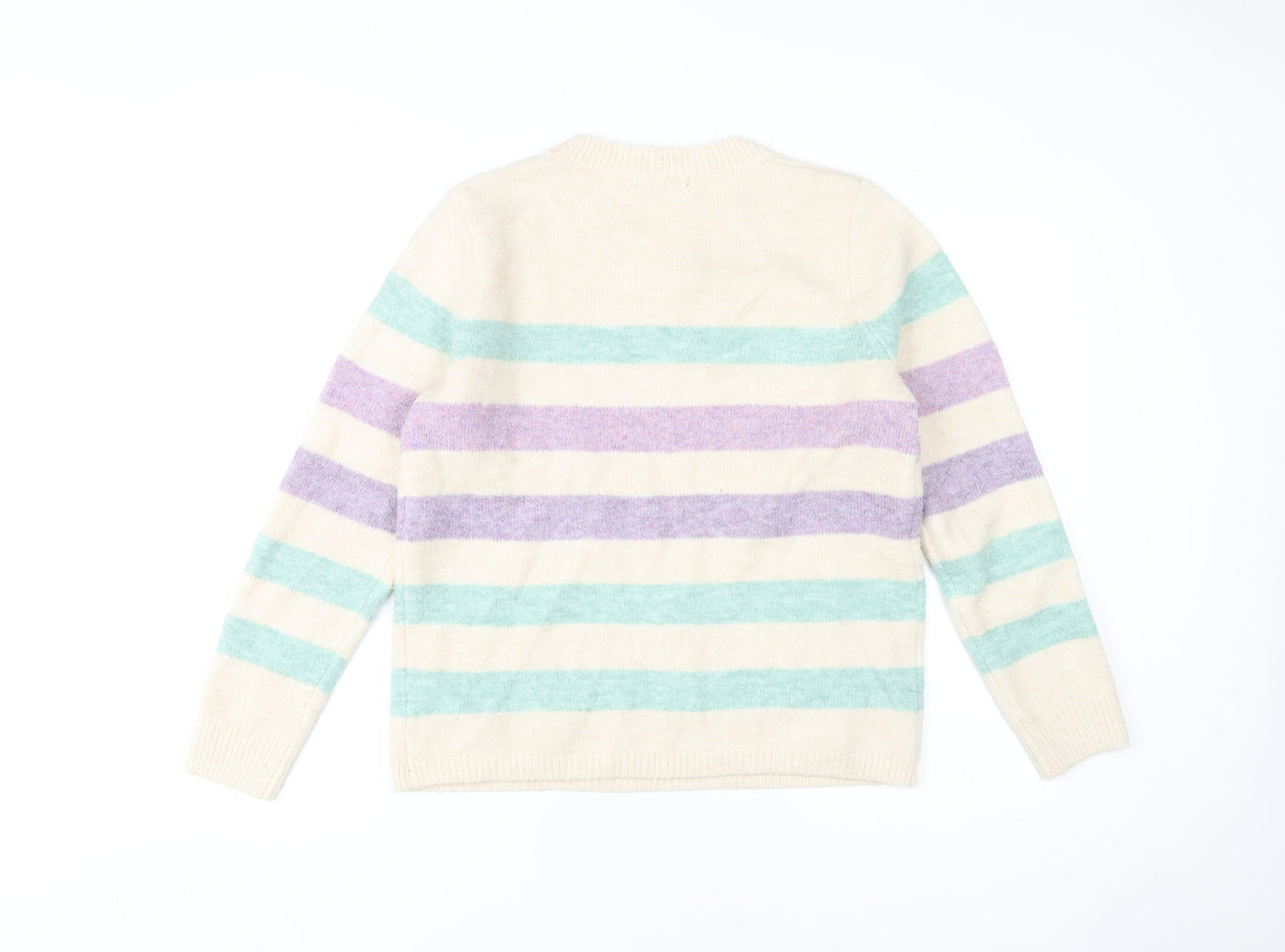 Bonmarché Women's Multicoloured Striped Jumper Size 12