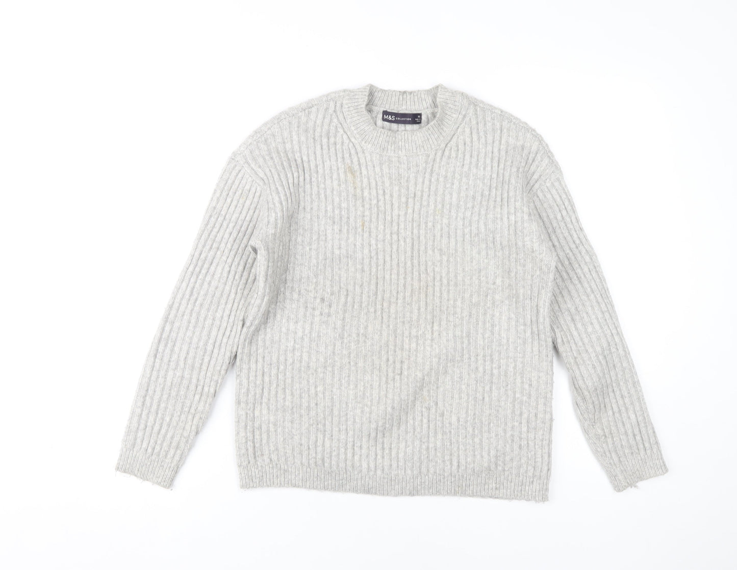 Marks and Spencer Women's Grey XS Pullover Jumper