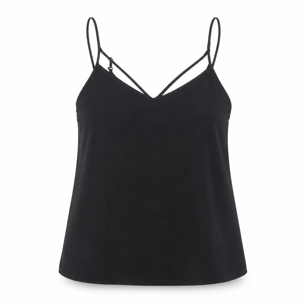 River Island Women's Black Camisole Tank Top Size 10
