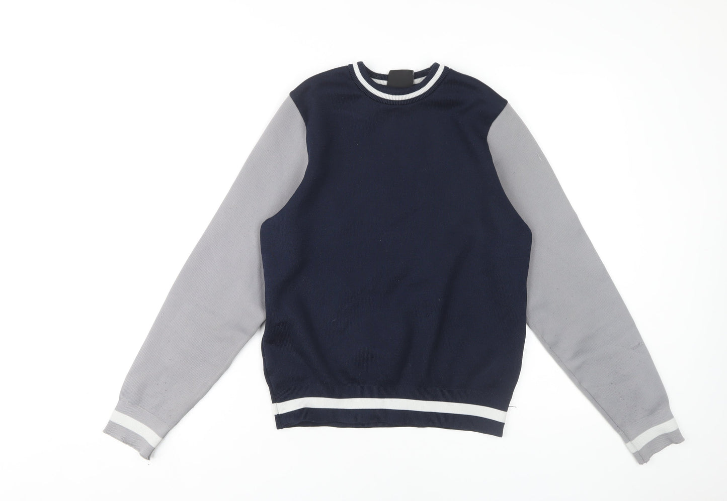 Breakout Men's Blue & Grey XS Pullover Jumper