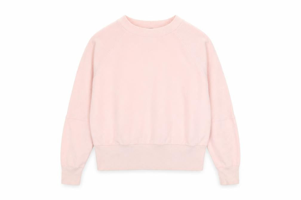 Marks & Spencer Women’s Pink Crew Neck Sweatshirt - Size 6