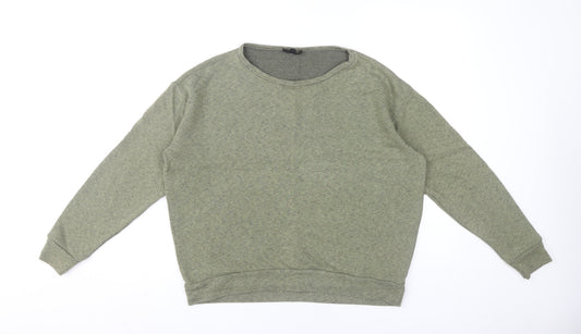 Topshop Women's Green Pullover Sweatshirt Size 8