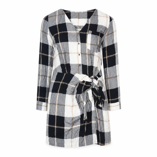 Next Women's Multicoloured Plaid Shirt Dress, Size 8