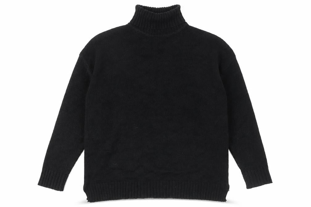 Brave Soul Women's Black High Neck Pullover Jumper S