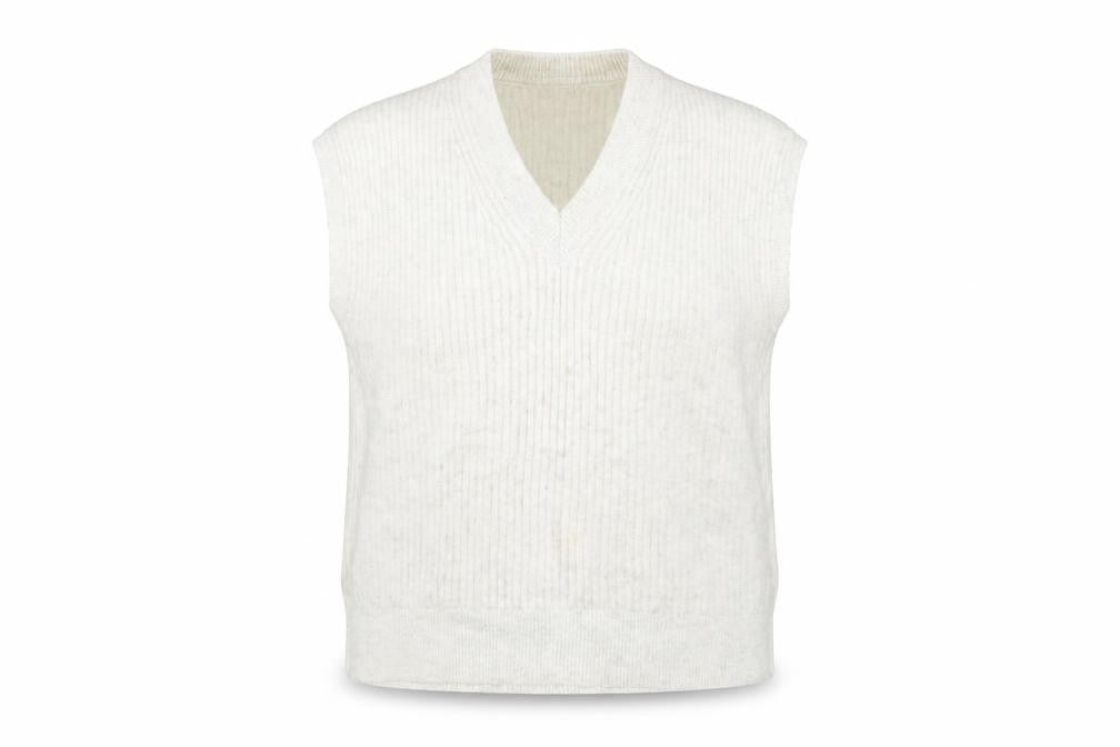 Marks & Spencer Women's Grey V-Neck Vest L