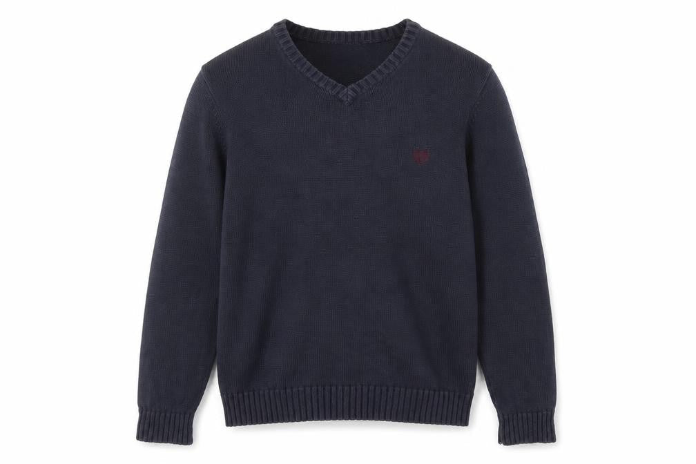 Chaps Men's Blue V-Neck Pullover Jumper M
