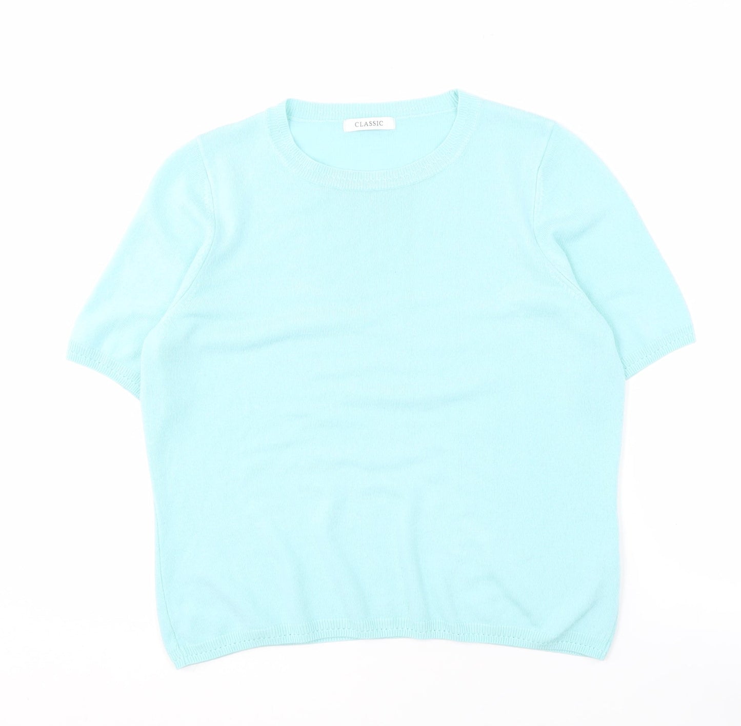 Marks and Spencer Women's Blue Pullover Jumper, Size 14