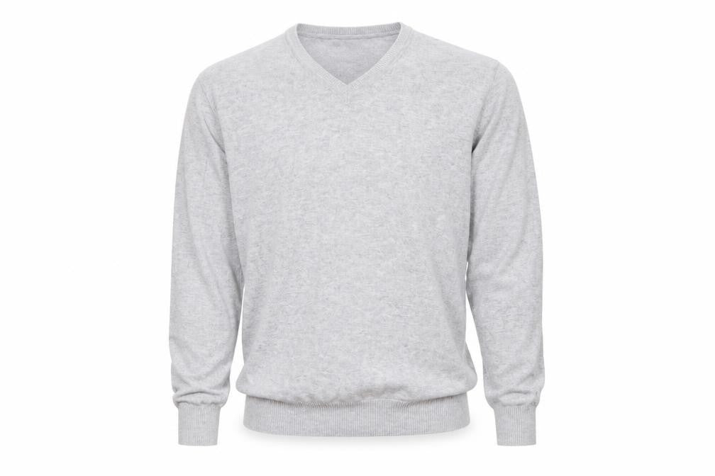 Next Men's Grey V-Neck Jumper, Size M