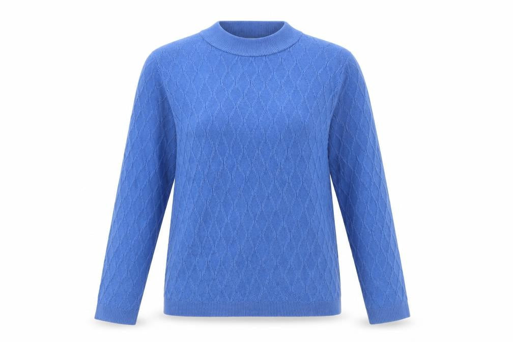 Honor Millburn Women's Blue High Neck Jumper, Size 10-12