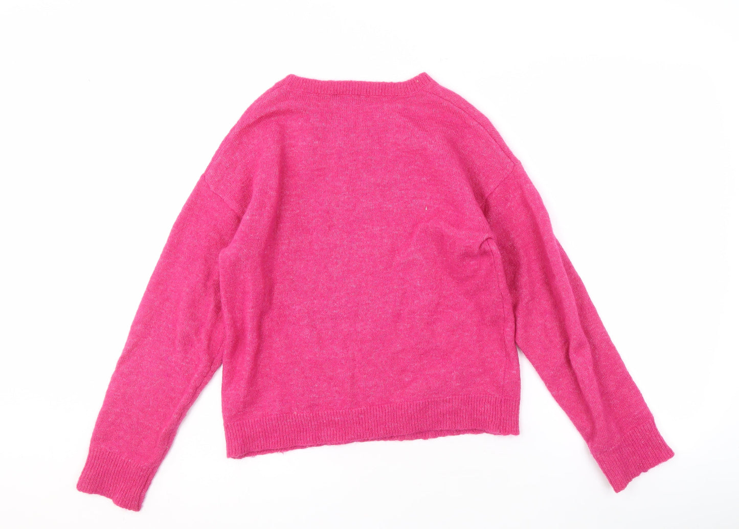 Roman Women's Pink Knit Pullover Jumper - Size S