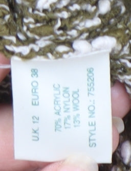 Close-up detail of Kaliko Women's Multicoloured jumper, size 12