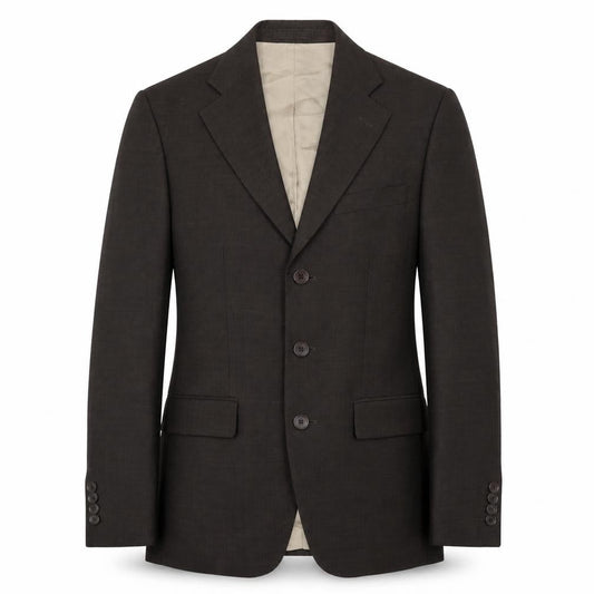 Zara Men's Brown Blazer 36 Notch Lapel Business Jacket