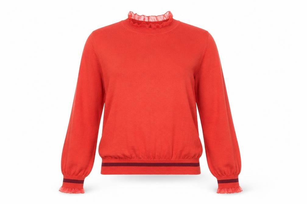 Next Women's Red High Neck Jumper, XS, Long Sleeve