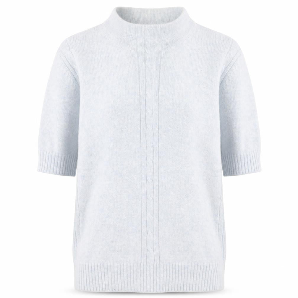 Marks & Spencer Women's Blue High Neck Jumper Size 12