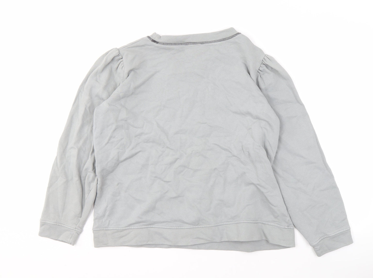 Sophie Allport Grey Women's Pullover Sweatshirt Medium