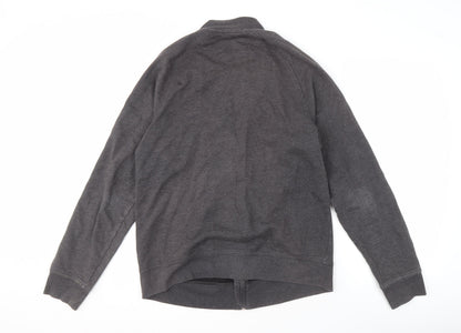 Back view of Marks & Spencer Men's Grey Jacket M - Casual Full Zip