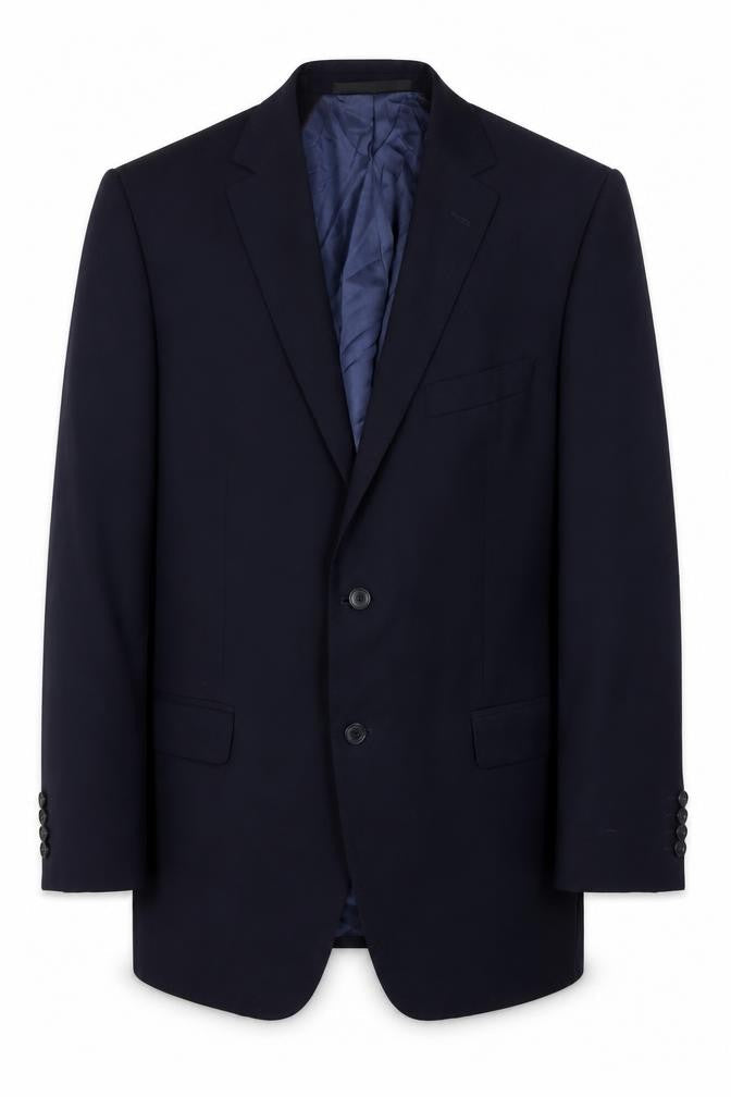 Marks & Spencer Men's Blue Wool Blazer, Size 42R