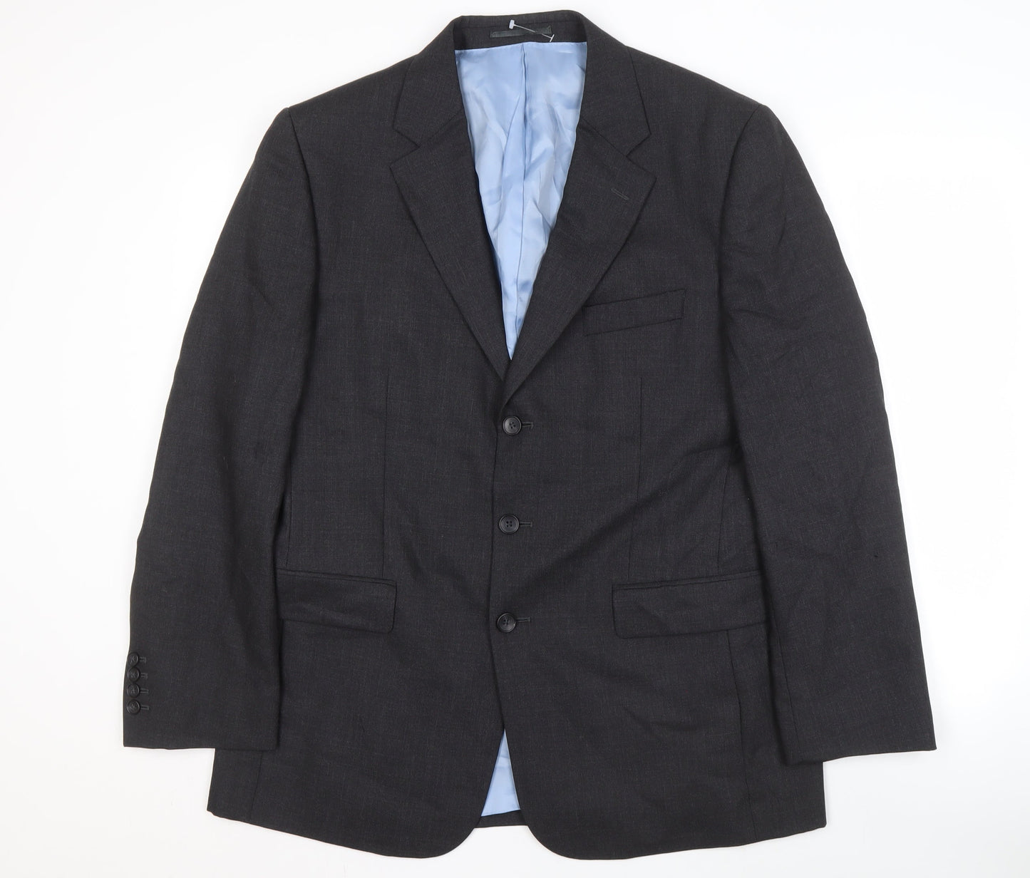 Charles Tyrwhitt Men's Black Blazer, Size 42R, Formal Jacket