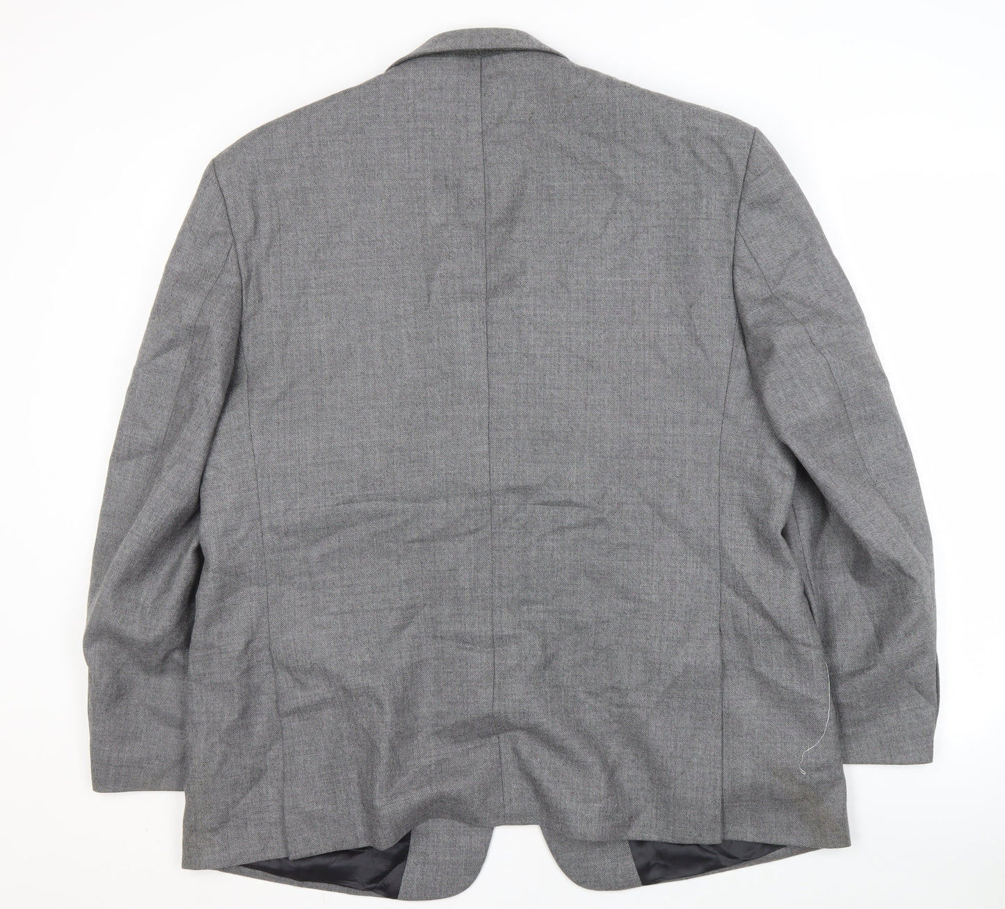 Debenhams Men's Grey Wool Blazer Size 44S