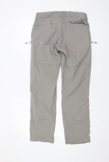 TOG24 Women's Grey Cargo Trousers Size 8-10